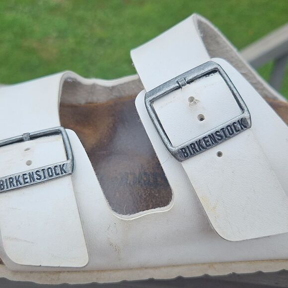 Birkenstock Arizona White Sandals Size 44 | Open Footprint | Cork Wear - Picture 8 of 8